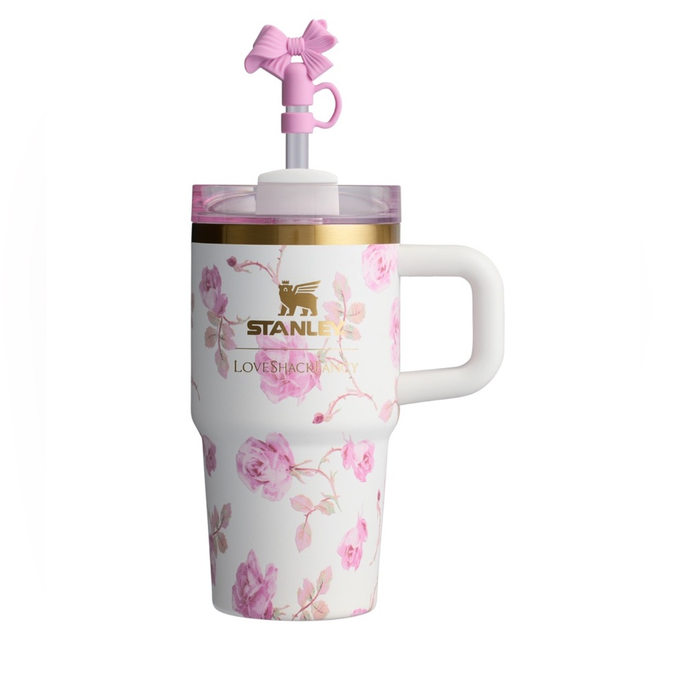 The Stanley x LoveShackFancy  Quencher | 20 OZ - Ribbon Rosa